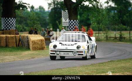 1985 Ford RS200 Rally car Goodwood Festival of Speed 1996 Foto Stock