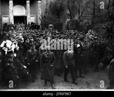 Nazismo / nazionalsocialismo, propaganda, memoriale al giorno della morte di Horst Wessel, davanti al galleiter Joseph Goebbels, REDAZIONALE-USO-SOLO Foto Stock