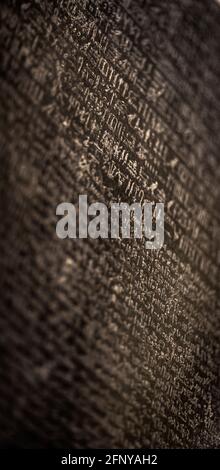 Close up di Rosetta Stone Foto Stock