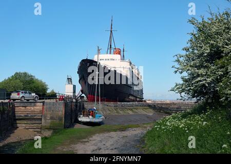 Il Duca di Lancaster a riposo a Mostyn Galles del Nord. Foto Stock