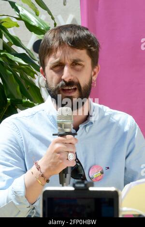 Roma, Italia. 20 maggio 2021. Nella foto Amedeo Ciaccheri Credit: Independent Photo Agency/Alamy Live News Foto Stock