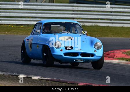 Nick Smith, Rochdale Olympic, Ecurie Classic Racing, Historic Sports Car Club, HSCC, Jim Russell Trophy Meeting, aprile 2021, Snetterton, Norfolk, Grea Foto Stock