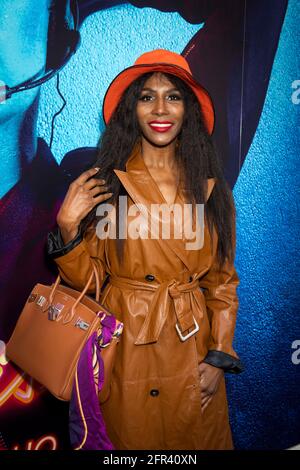 Londra, Regno Unito. 20 maggio 2021. Londra, UK, Giovedì, 20 Maggio 2021 Sinitta arriva alla notte di apertura di Cruise the play al Duchess Theatre. Credit: DavidJensen/Empics Entertainment/Alamy Live News Foto Stock