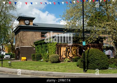 Globe House, Alcester Warwickshire, Inghilterra, Regno Unito Foto Stock