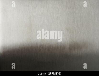 Vista ravvicinata della macro di sfondo con texture in metallo lucido astratta Foto Stock