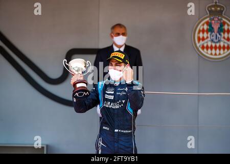 Nissany Roy (isr), DAMS, Dallara F2, podio ritratto durante il campionato FIA Formula 2 2021 a Monaco dal 21 al 23 maggio - Foto Florent Gooden / DPPI / LiveMedia Foto Stock
