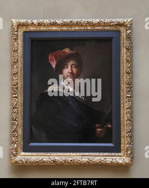 MOSTRA HYACINTHE RIGAUD ALLA REGGIA DI VERSAILLES Foto Stock