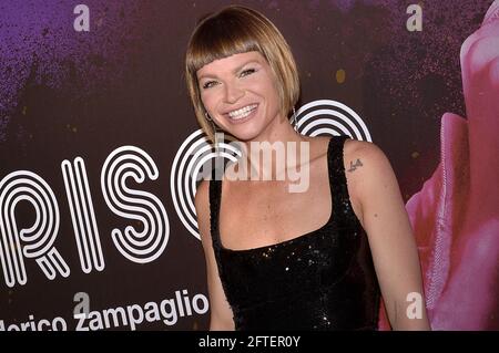 Roma, Italia. 20 maggio 2021. La cantante italiana Alessandra Amoroso partecipa alla prima del film Morrison. Roma (Italia), 20 maggio 2021 Credit: dpa/Alamy Live News Foto Stock