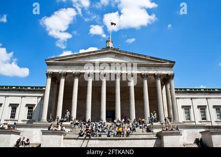 L'edificio principale dell'University College di Londra (UCL), una delle migliori università di ricerca del mondo Foto Stock