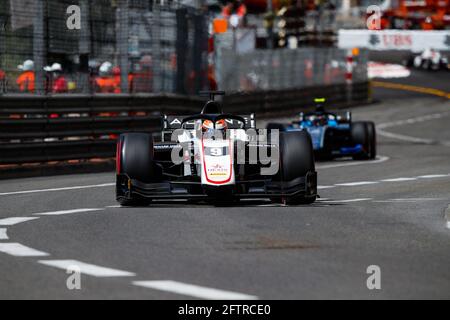 09 Lundgaard Christian (dnk), ART Grand Prix, Dallara F2, azione nel campionato FIA Formula 2 2021 a Monaco dal 21 al 23 maggio - Foto Florent Gooden/DPPI Foto Stock