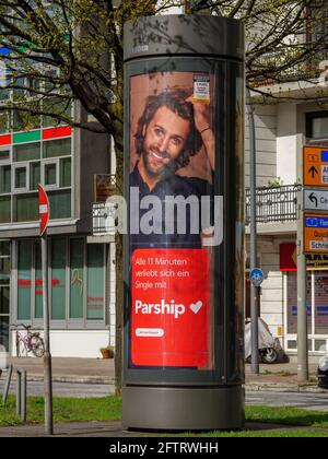 Crossroads Falkenried / Breitenfelder St. In Amburgo-Hoheluft-Ost, Germania, Europa Foto Stock