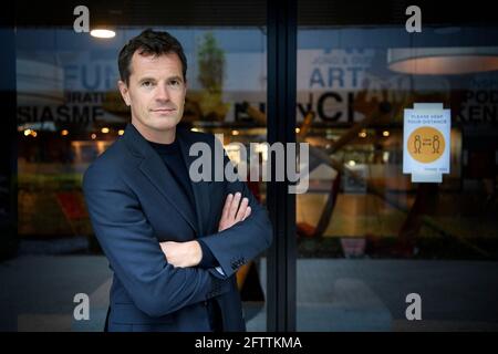 Martin Osterdahl (svedese Martin Österdahl) il nuovo Supervisore esecutivo del Concorso Eurovisione Song ha fotografato a Rotterdam, Olanda, il 18 maggio 2021. Foto: Jessica Gow / TT / kod 10070 Foto Stock