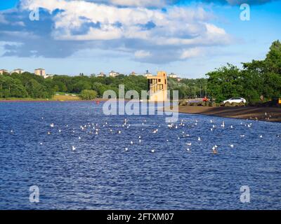 National Rowing Center Strathclyde Park torre di osservazione Foto Stock