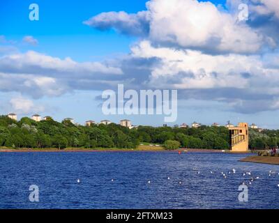 National Rowing Center Strathclyde Park torre di osservazione Foto Stock