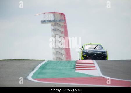 Austin, Texas, Stati Uniti. 21 Maggio 2021. Austin Cindric (22) pilota NASCAR Xfinity Series per Ford, Team Penske in azione pratica correre al Circuit of the Americas a Austin, Texas. Mario Cantu/CSM/Alamy Live News Foto Stock