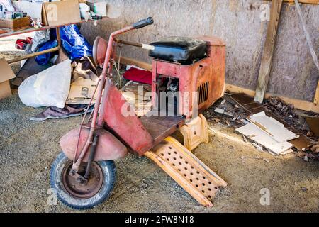 North Carolina sulla mia mente - Deckers mercato delle pulci - Motorino scooter Foto Stock