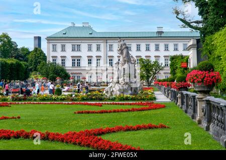 Schloss Mirabell e giardini, Salisburgo, Austria Foto Stock