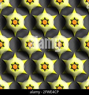 3D rendering di plastica piastrella di sfondo Foto Stock