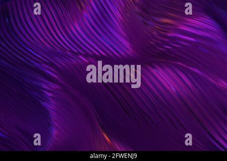 Pupilla astratta e tessitura ondulata blu Foto Stock