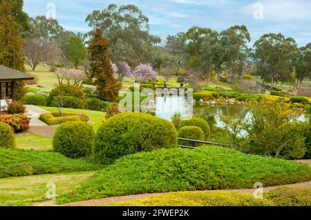 Giardini giapponesi, Cowra, NSW, Australia Foto Stock