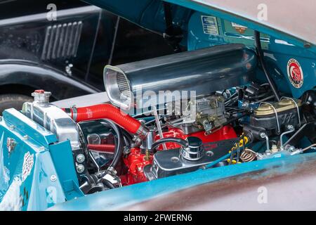 Brentwood Essex 22 maggio 2021 Weald Park Country Show, Weald Festival of Dogs, Weald Festival of Cars, Weald Country Park, Brentwood Essex, Car Engine Credit: Ian Davidson/Alamy Live News Foto Stock