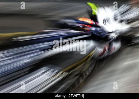 Monte Carlo, Monaco. 22 maggio 2021. Pierre Gasly (fra) AlphaTauri AT02. Gran Premio di Monaco, sabato 22 maggio 2021. Monte Carlo, Monaco. Credit: James Moy/Alamy Live News Foto Stock