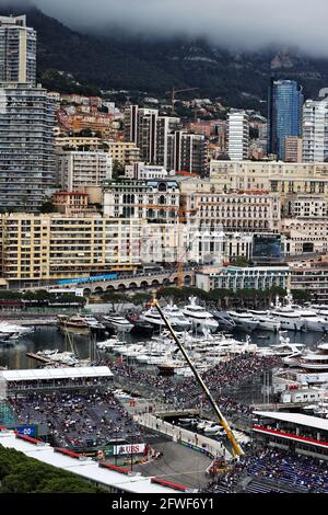 Monte Carlo, Monaco. 22 maggio 2021. Lando Norris (GBR) McLaren MCL35M. Gran Premio di Monaco, sabato 22 maggio 2021. Monte Carlo, Monaco. Credit: James Moy/Alamy Live News Foto Stock