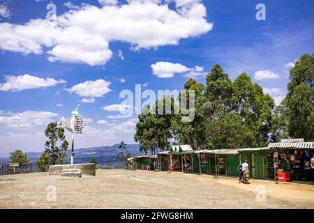 Menengai Crater View Point Nakuru City County Kenya Foto Stock