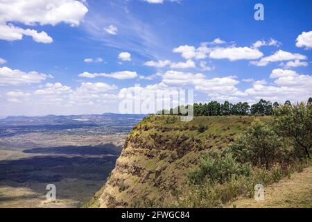 Menengai Crater View Point Nakuru City County Kenya Foto Stock