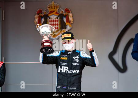 Piastri Oscar (aus), Prema Racing, Dallara F2, ritratto in occasione del campionato FIA Formula 2 2021 a Monaco dal 21 al 23 maggio - Foto Florent Gooden/DPPI Foto Stock