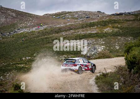 Matosinhos, Portogallo. 22 maggio 2021. Durante il Rally del Portogallo 2021, 4° appuntamento del FIA WRC 2021, Campionato Mondiale Rally FIA, dal 20 al 23 maggio 2021 a Matosinhos, Portogallo - Photo Paulo Maria / DPPI Credit: DPPI Media/Alamy Live News Foto Stock