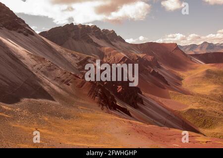 Arcobaleno moutains Foto Stock