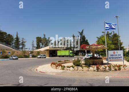 gerusalemme-israele. 22-04-2020. Il cimitero militare israeliano nel parco del monte Herzl, Gerusalemme israele Foto Stock