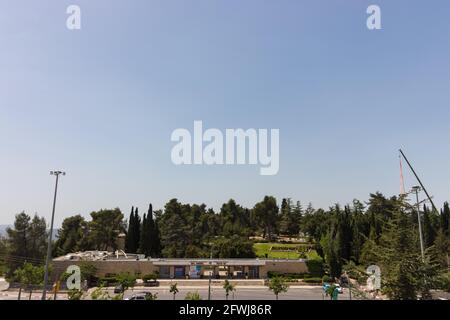 22-04-2020. gerusalemme-israele. Il Parco Nazionale vicino al Cimitero militare, sul Monte Herzl a Gerusalemme. Foto Stock