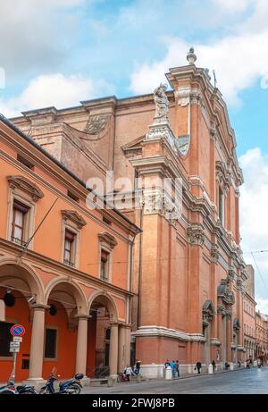 Cattedrale Metropolitana di San Pietro in Bologna, Emilia-Romagna, Italia Foto Stock