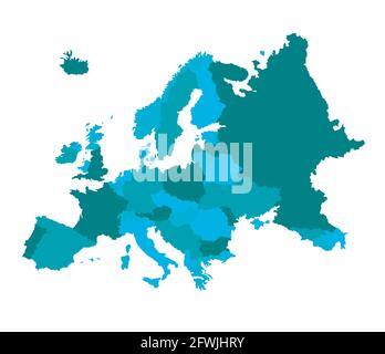 Disegno di illustrazione vettoriale Europa Illustrazione Vettoriale