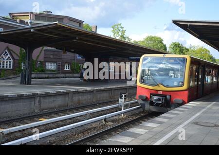 Stazione Berlino-Wannsee - 21 maggio 2021. Foto Stock