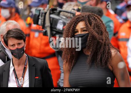Monte Carlo, Monaco. 23 maggio 2021. Serena Williams (USA) Tennis Player. Gran Premio di Monaco, domenica 23 maggio 2021. Monte Carlo, Monaco. Credit: James Moy/Alamy Live News Foto Stock