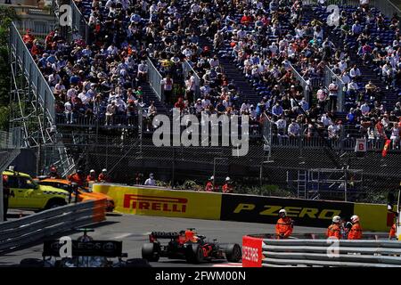 Monte Carlo, Monaco. 23 maggio 2021. 23 maggio 2021, circuito di Monaco, Monte Carlo, FORMULA 1 GRAN PREMIO DI MONACO 2021, 20 - 23 maggio 2021, nella foto Max Verstappen (NEL 33), Red Bull Racing Honda Credit: dpa/Alamy Live News Foto Stock