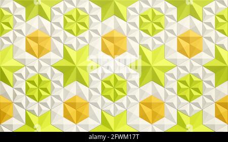 Mosaico in pietra decorativa. Foto Stock
