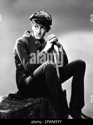 AUBREY WOODS Ritratto come Smike nella VITA E LE AVVENTURE DI NICHOLAS NICKLEBY 1947 regista ALBERTO CAVALCANTI romanzo Charles Dickens Sceneggiatura John Dighton produttore Michael Balcon Ealing Studios / Generale Distributori di film (GFD) Foto Stock