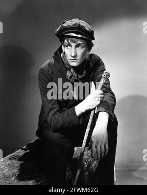 AUBREY WOODS Ritratto come Smike nella VITA E LE AVVENTURE DI NICHOLAS NICKLEBY 1947 regista ALBERTO CAVALCANTI romanzo Charles Dickens Sceneggiatura John Dighton produttore Michael Balcon Ealing Studios / Generale Distributori di film (GFD) Foto Stock