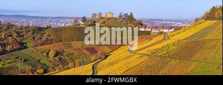 Stoccarda, Germania – 7 aprile 2020: Grabkapelle Württemberg Rotenberg Foto Stock