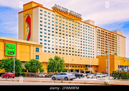 Il Golden Nugget Casino è raffigurato, il 22 maggio 2021, a Biloxi, Mississippi. Foto Stock