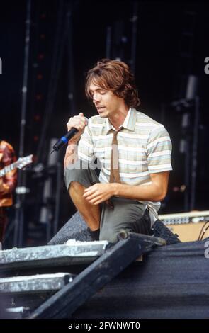 Incubus al Reading Festival 25 agosto 2002, Reading, Berkshire, Inghilterra, Regno Unito. Foto Stock