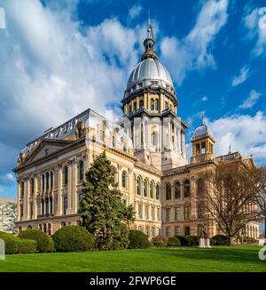 Capitale dello stato di Illinois in Springfield Foto Stock