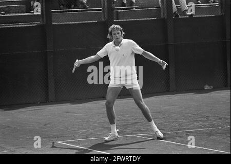 Campionato olandese di tennis 1971 Scheveningen, 13 agosto 1971, tennis, Paesi Bassi, foto agenzia stampa del XX secolo, notizie da ricordare, documentario, fotografia storica 1945-1990, storie visive, Storia umana del XX secolo, che cattura momenti nel tempo Foto Stock