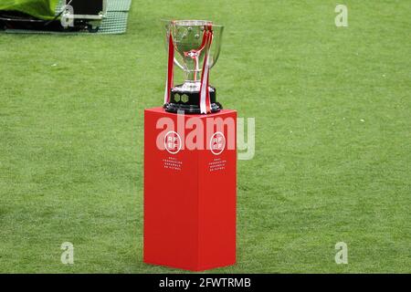 Trofeo di la Liga durante il campionato spagnolo 2020/2021 la Liga, cerimonia di premiazione del Champions Trophy celebrata allo stadio Wanda Metropolitano il 23 maggio 2021 a Madrid, Spagna - Foto Irina R Hipolito / Spagna DPPI / DPPI / LiveMedia Foto Stock