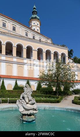 Castello di Mikulov, Repubblica Ceca Foto Stock