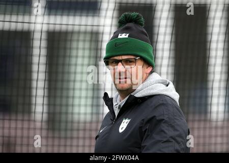 Worcestershire primo allenatore di squadra Alex Gidman durante Essex CCC vs Worcestershire CCC, LV Insurance County Championship Group 1 Cricket al Cloudfm Co Foto Stock